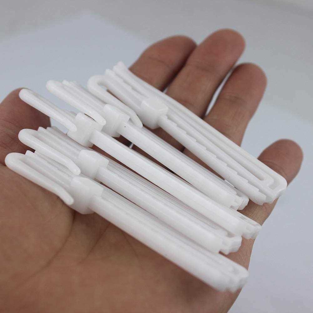 30 pcs Adjustable Curtain Hooks for Drapes Depth Pinch Pleat Locking Curtain Tap