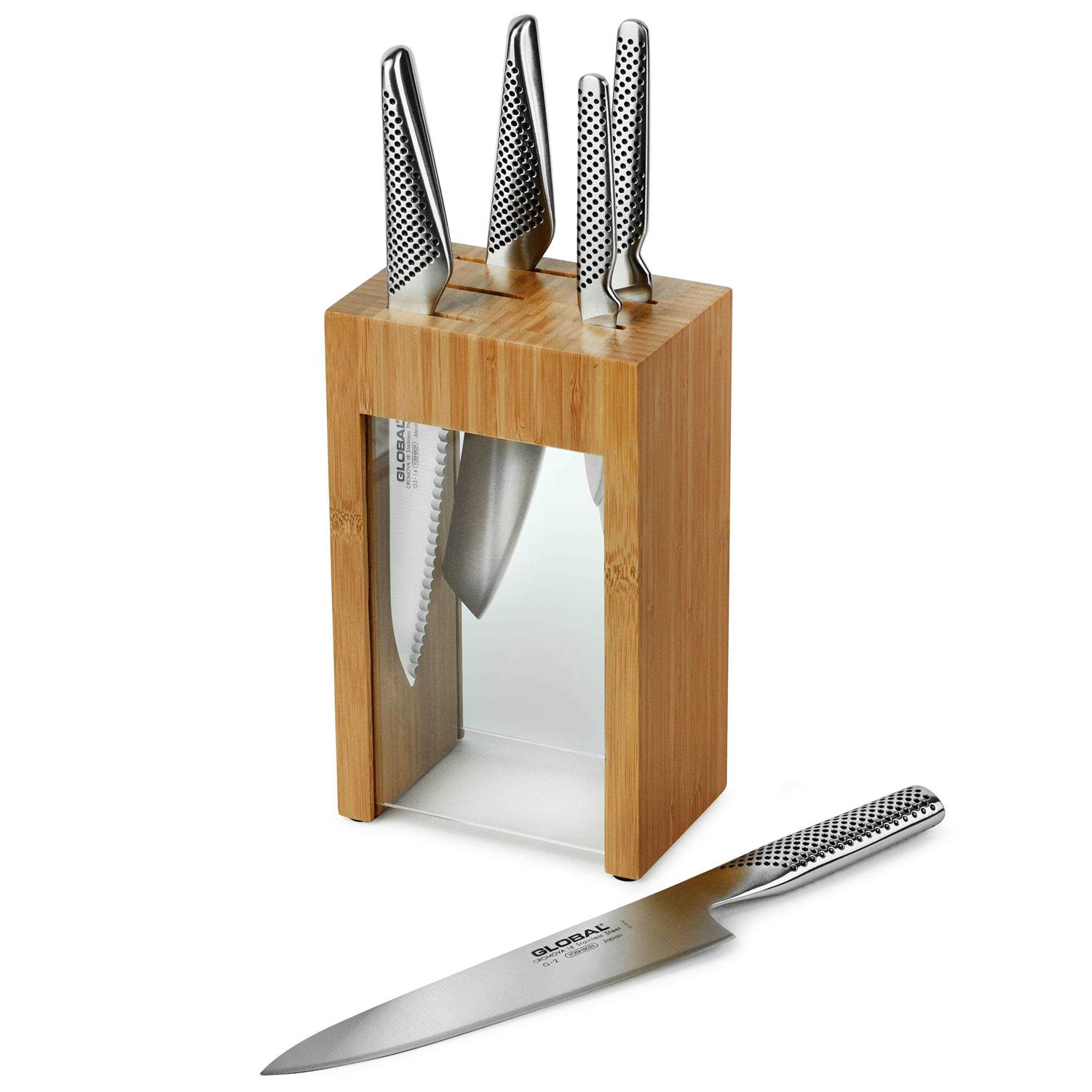Global Osaka 6 Piece Knife Block Set