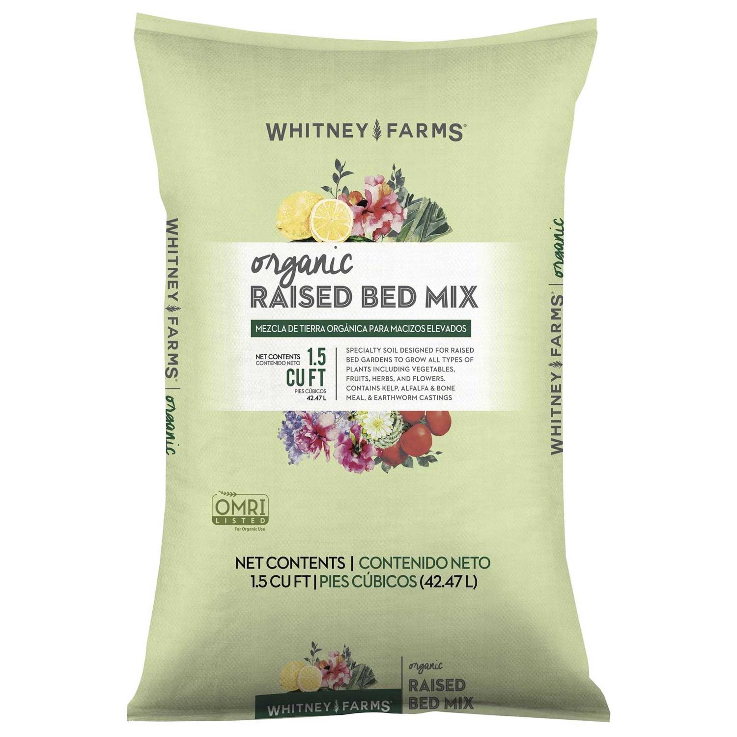 Whitney Farms Organic Raised Bed Mix Soil