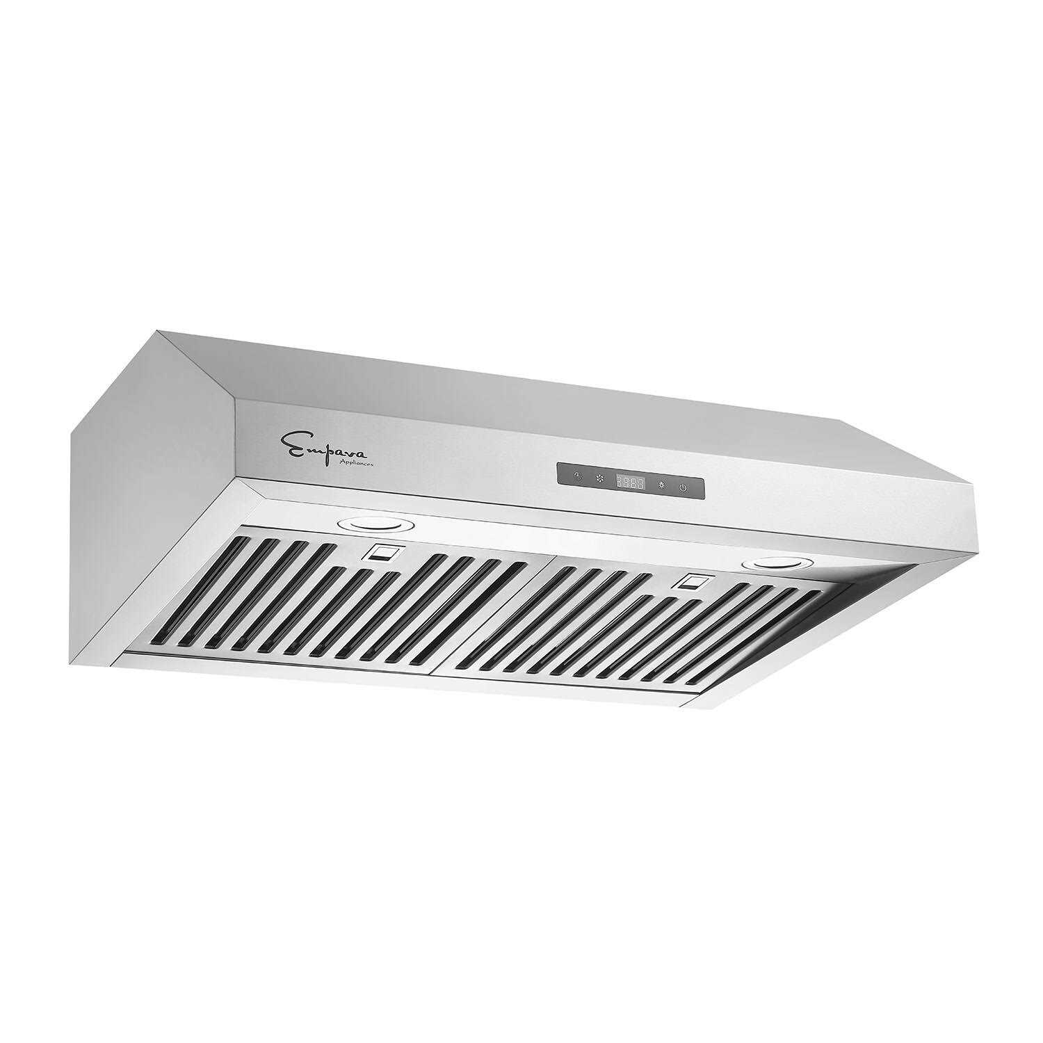 Empava 30 in. 400 CFM Ductless Kitchen Under Cabinet Range Hood EMP-30RH07