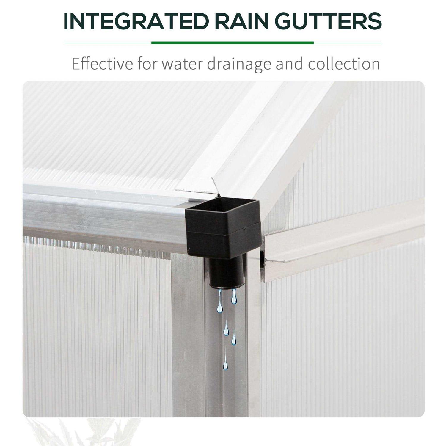 Outsunny 6′ x Walk Greenhouse