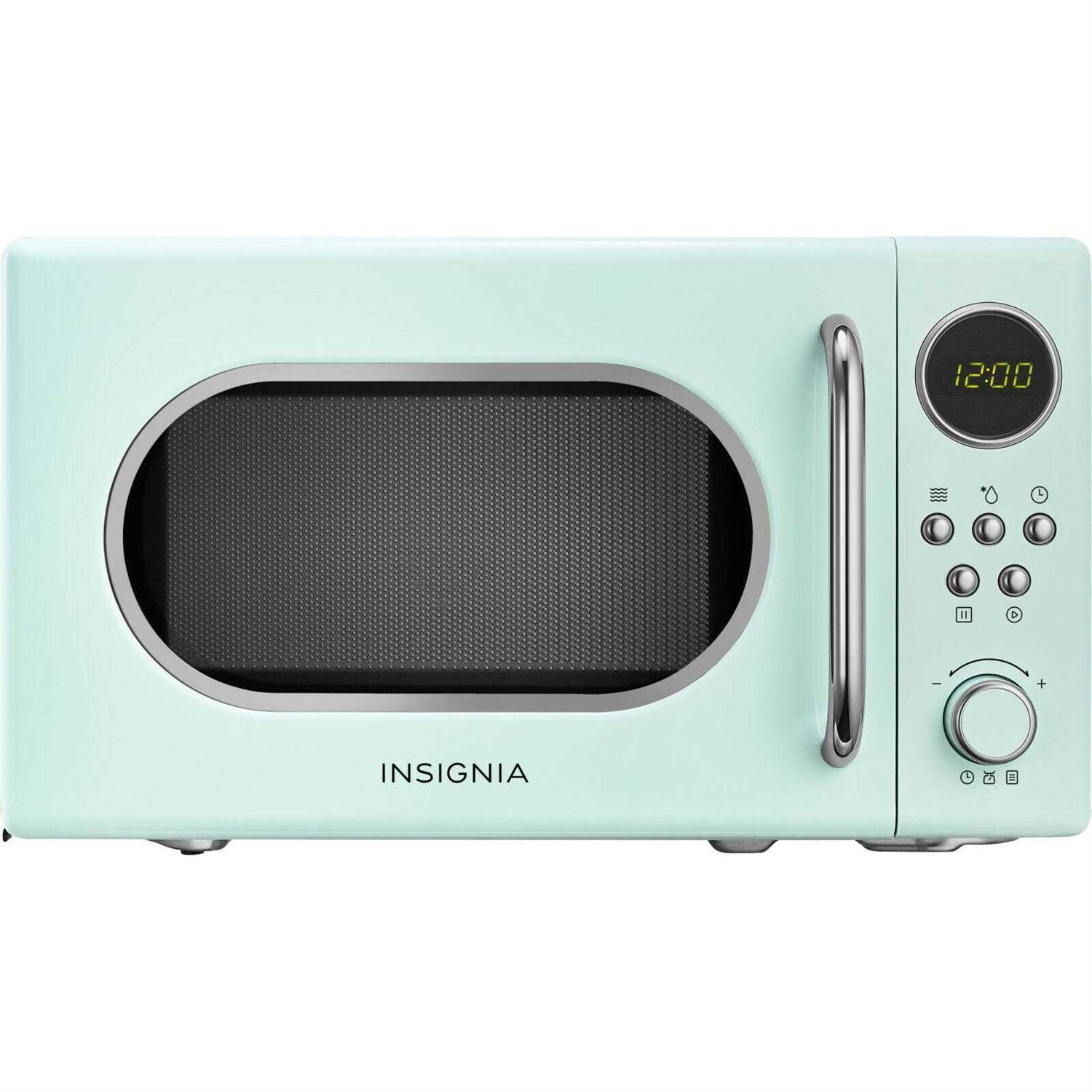 Insignia 0.7 Cu. Ft. Retro Compact Microwave