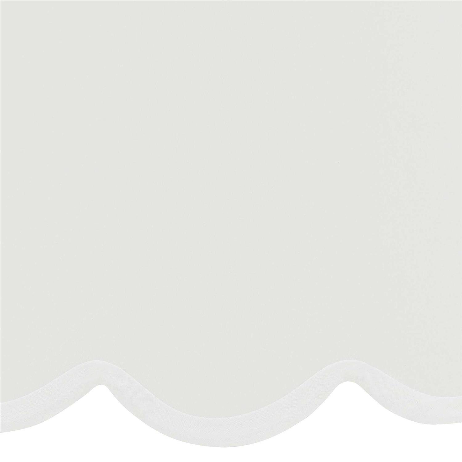 Springcrest Hardback Scallop Bottom Empire Lamp Shade Medium Top x Bottom x High Spider with Replacement Harp and Finial