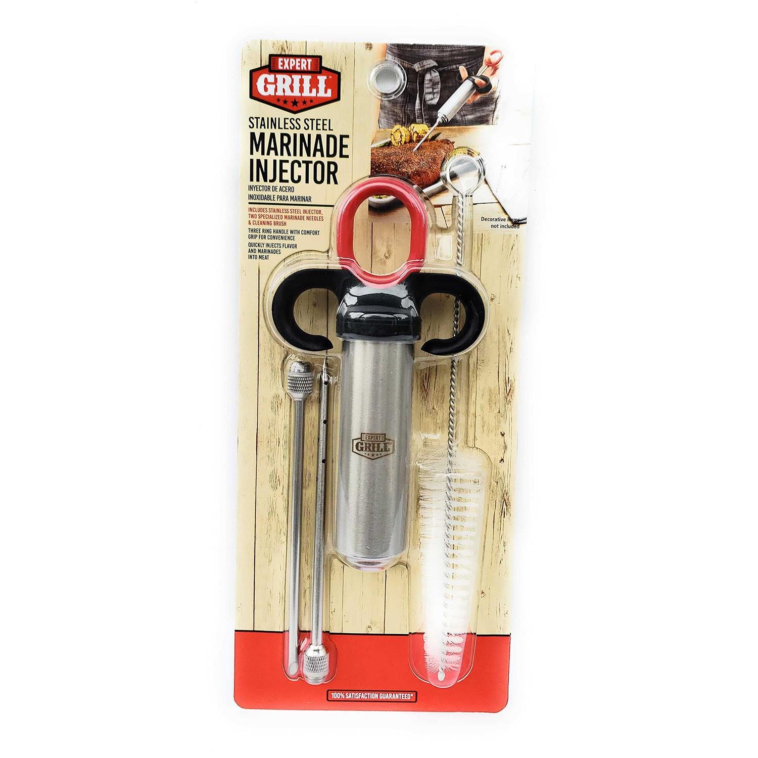 Expert Grill Stainless Steel Marinade Injector Set