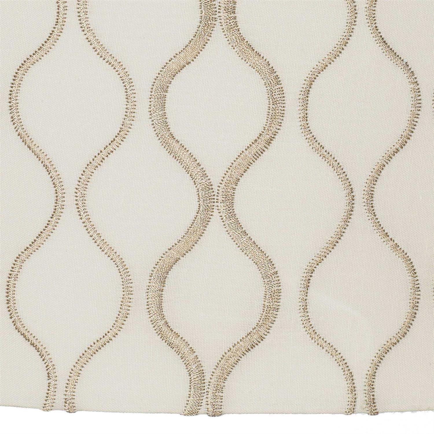 Springcrest Embroidered Hourglass Lamp Shade