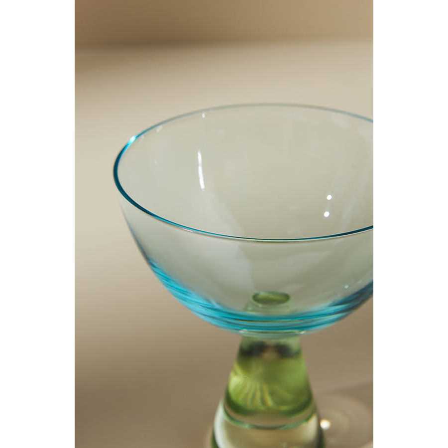 Ramona Coupe Glasses Set of 4 by Anthropologie