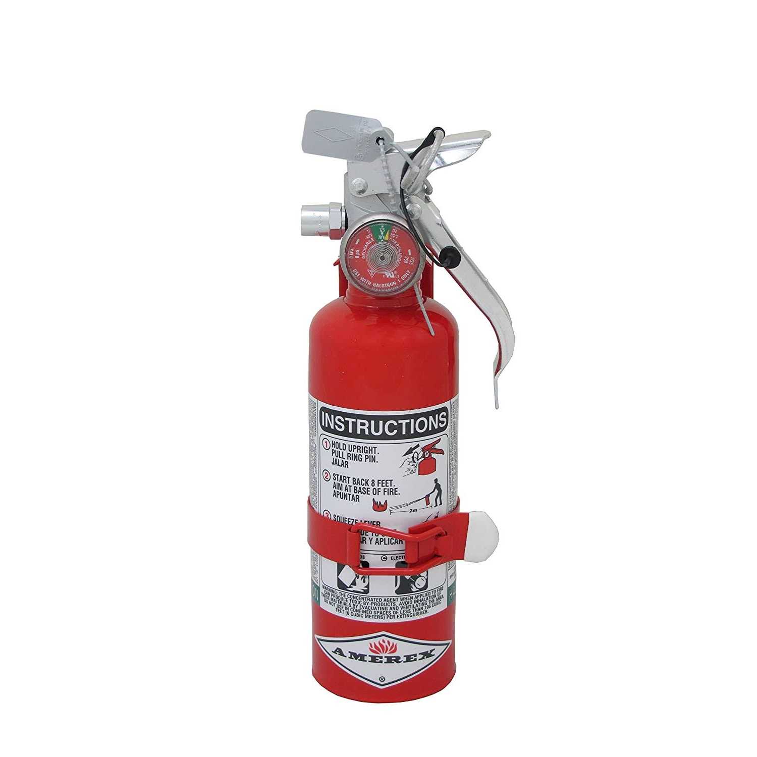 Amerex A384T Fire Extinguisher Halotron ABC 1B C