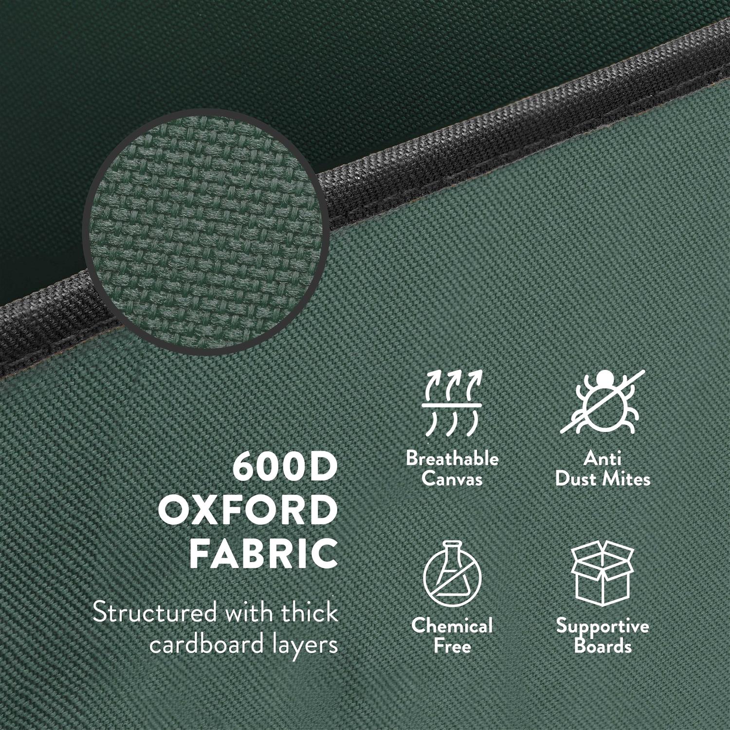 Zober Super Rigid 2-in-1 Christmas Ornament Storage Box & Xmas Figurine Container