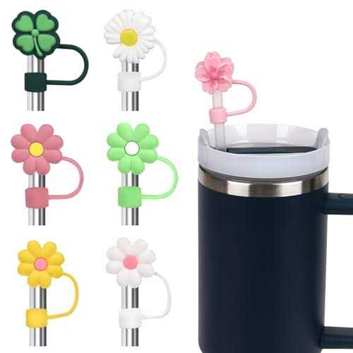 FOATHII Straw Cover Compatible with stanley cup accessories Silicone Straw Topper fit for stanley 40 oz tumbler with handle