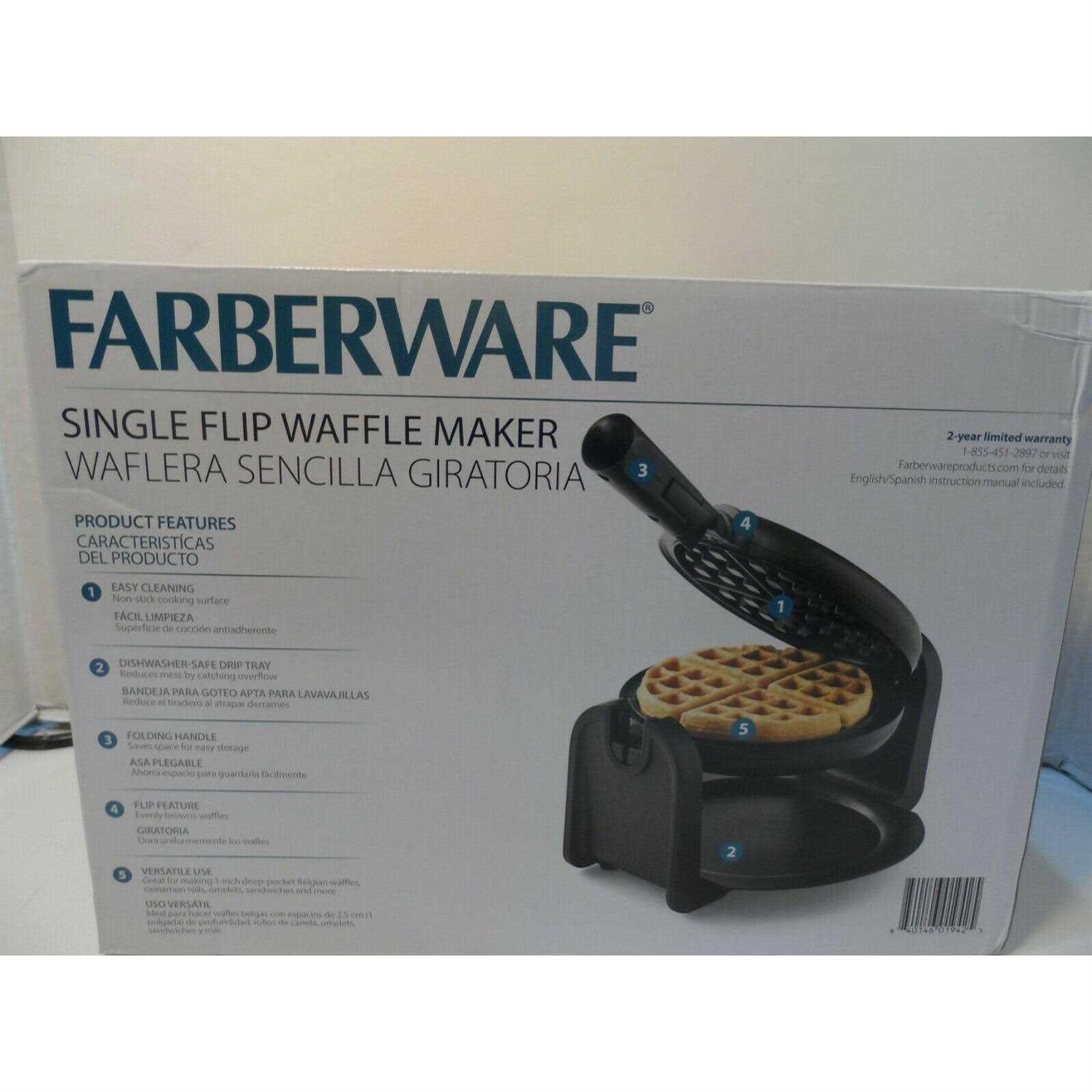 Farberware Single Flip Waffle Maker