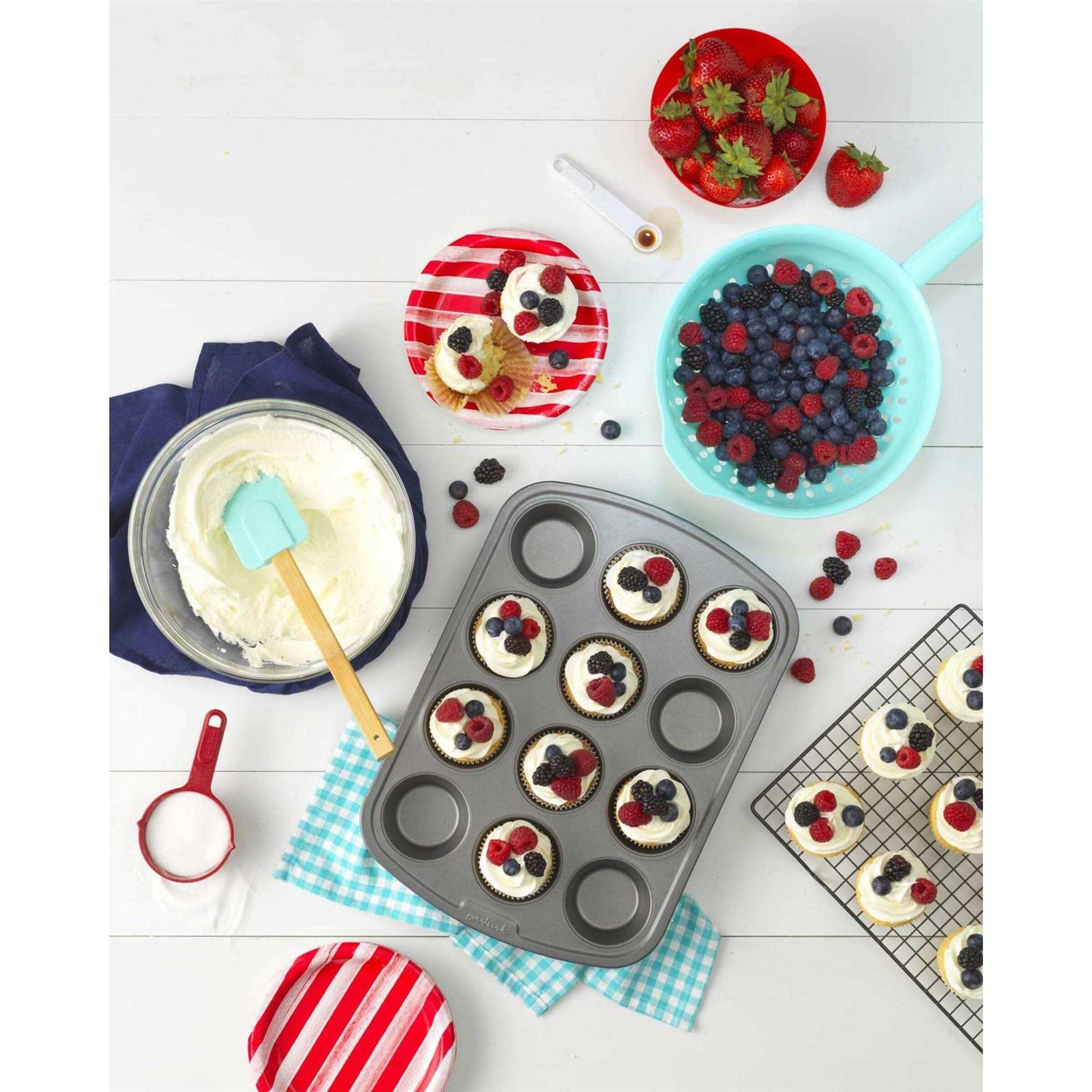 GoodCook Ready Nonstick Steel Muffin Pan