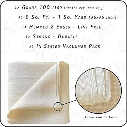 Cotton Farm Grade 100 Hemmed Edges