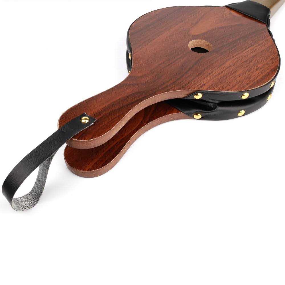 Fubeasi Z-color 1pcs Brown Wood Fireplace Bellows 15 X 6.5 Outdoor Cooking Fan Air Blower