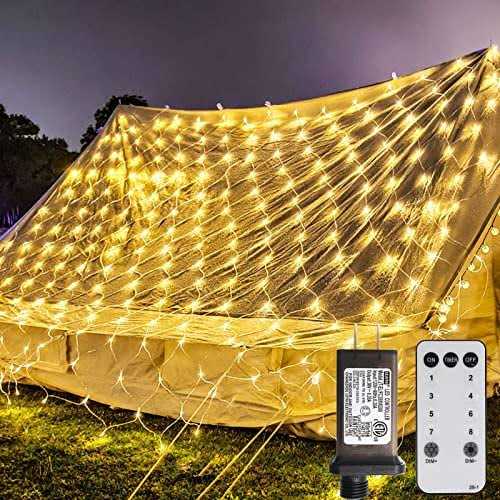 ZAIYW Large Net Lights Outdoor Mesh Lights 660 LED Fairy Net Lights Plug