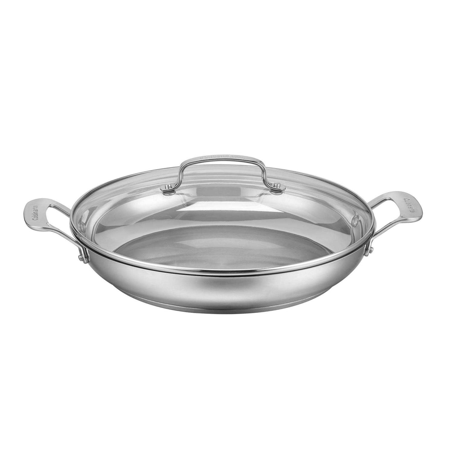 Cuisinart Classic 12 Stainless Steel Everyday Pan with Cover