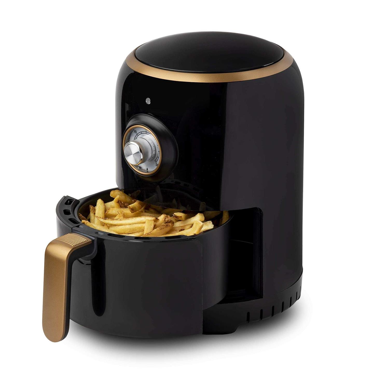 Aria Teflon-Free Ceramic 2-Qt. Retro Air Fryer