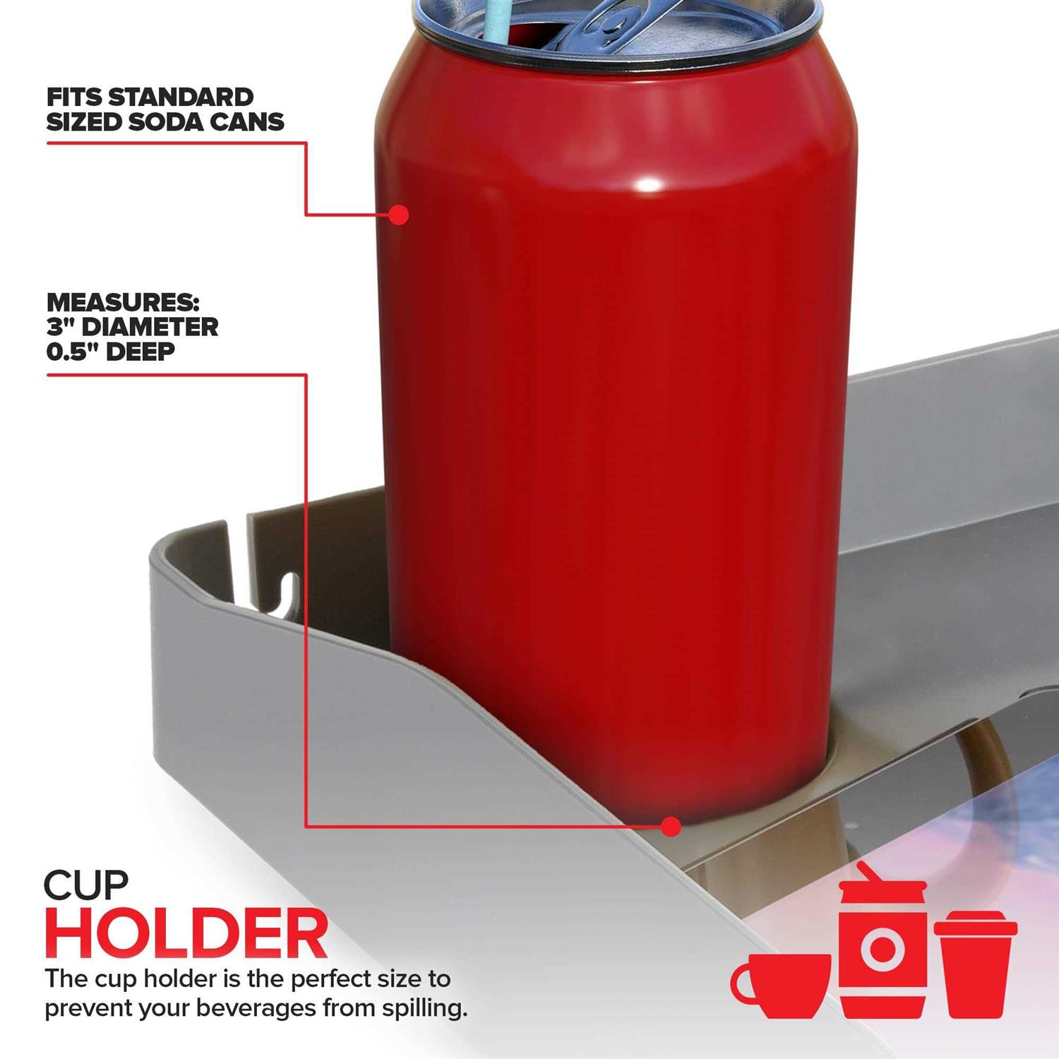 Modern Innovations Bedside Shelf for Bed College Dorm Room Bunk Bed Shelf for Top Bunk