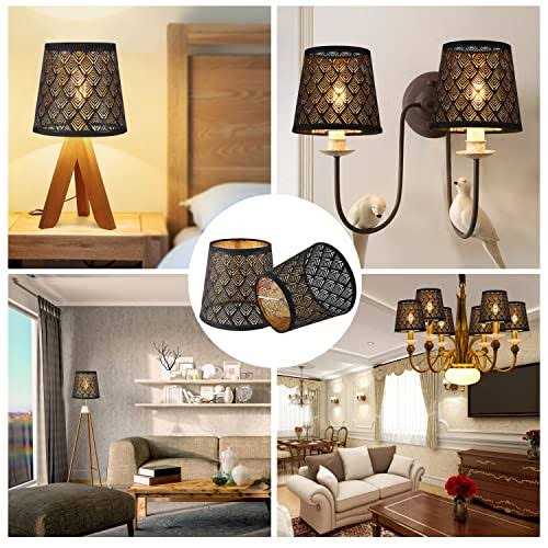 YISUN Lamp Shades Set of 6 Chandelier Small Lamp Shade