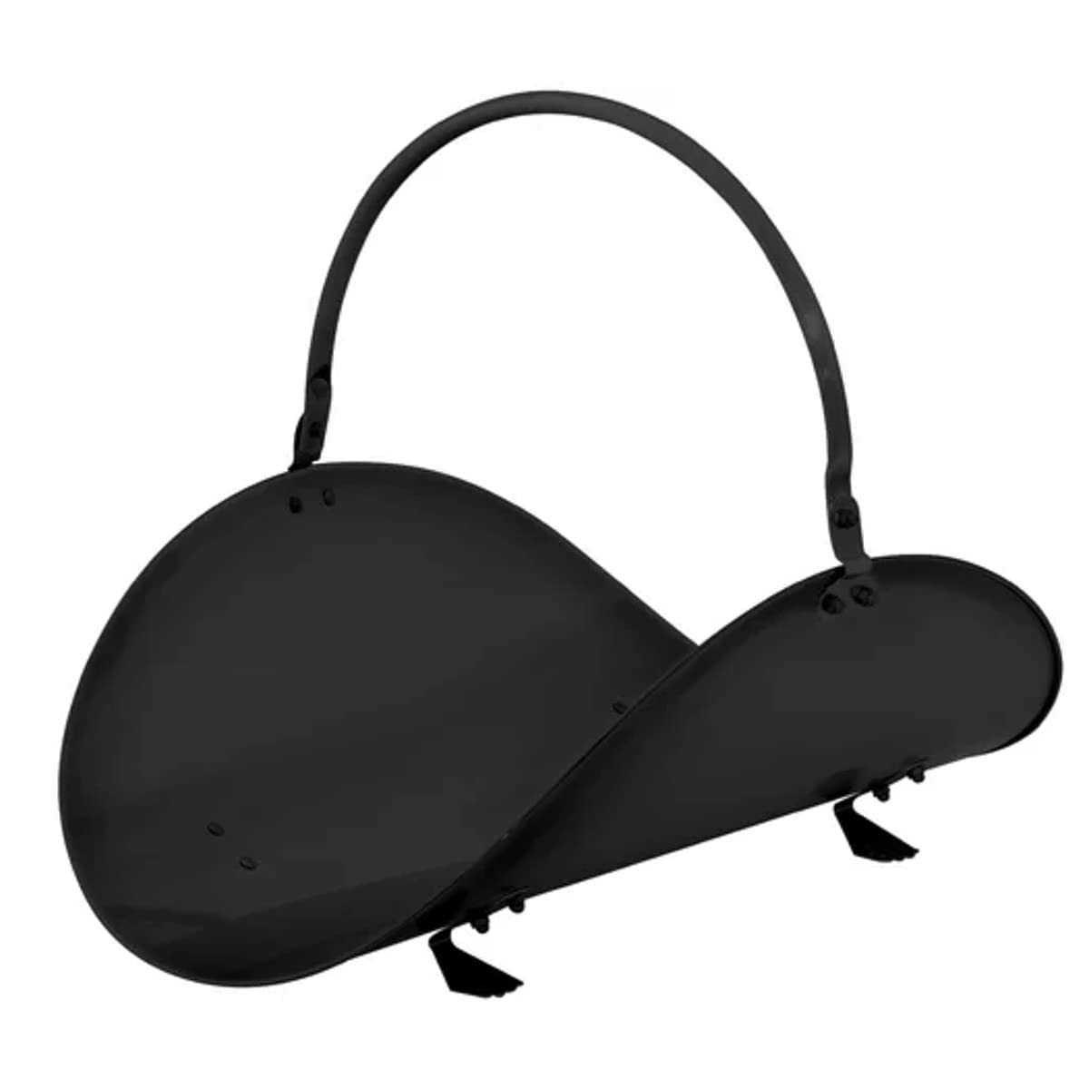 Rocky Mountain Goods Firewood Basket Holder Indoor Decorative Finish Metal Log Holder