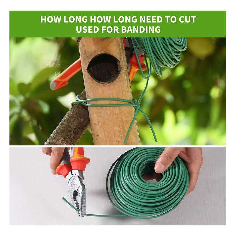 YDSL Soft Tie, Green Twist Garden Ties for Plants