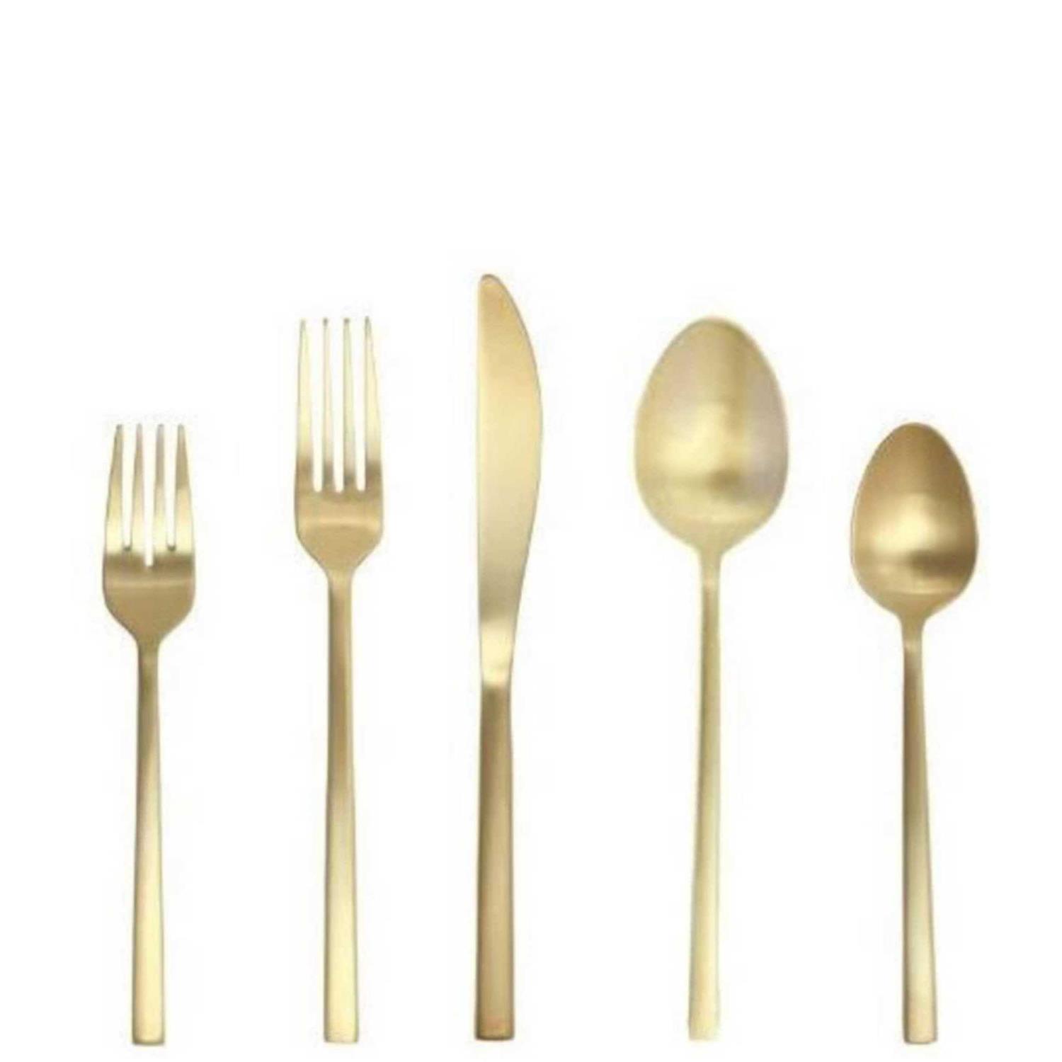 Fortessa Arezzo 5-Piece Stainless Steel Flatware Set