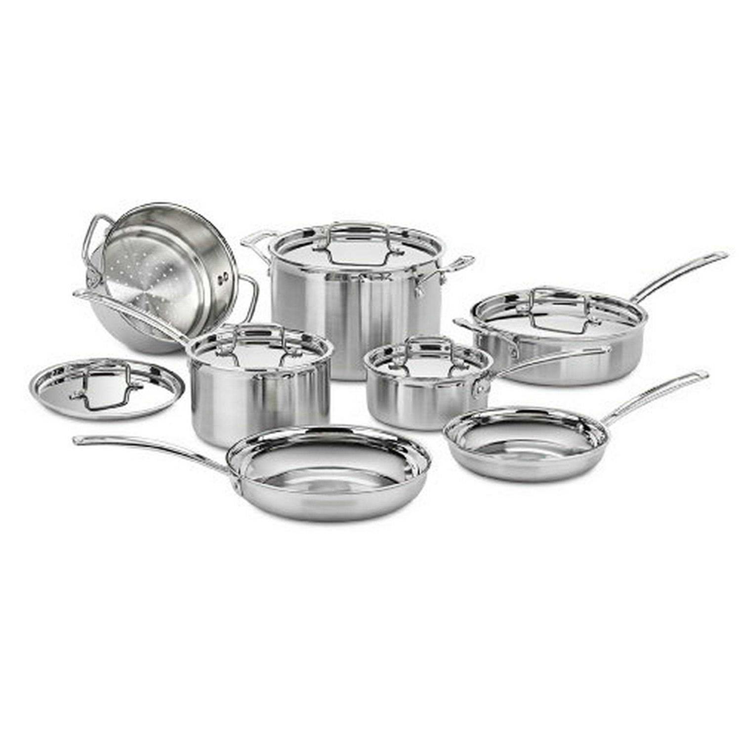 Cuisinart Multiclad Pro 12 Piece Stainless Steel Cookware Set