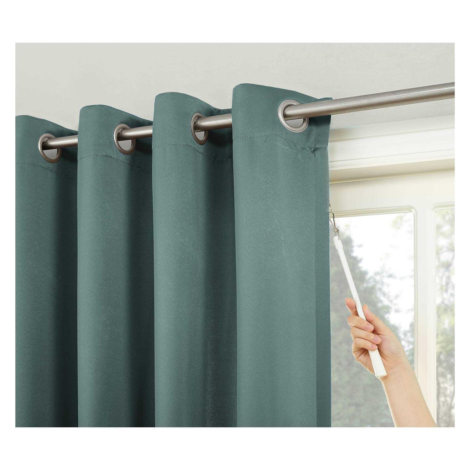 Sun Zero Blackout Patio Door Window Curtain