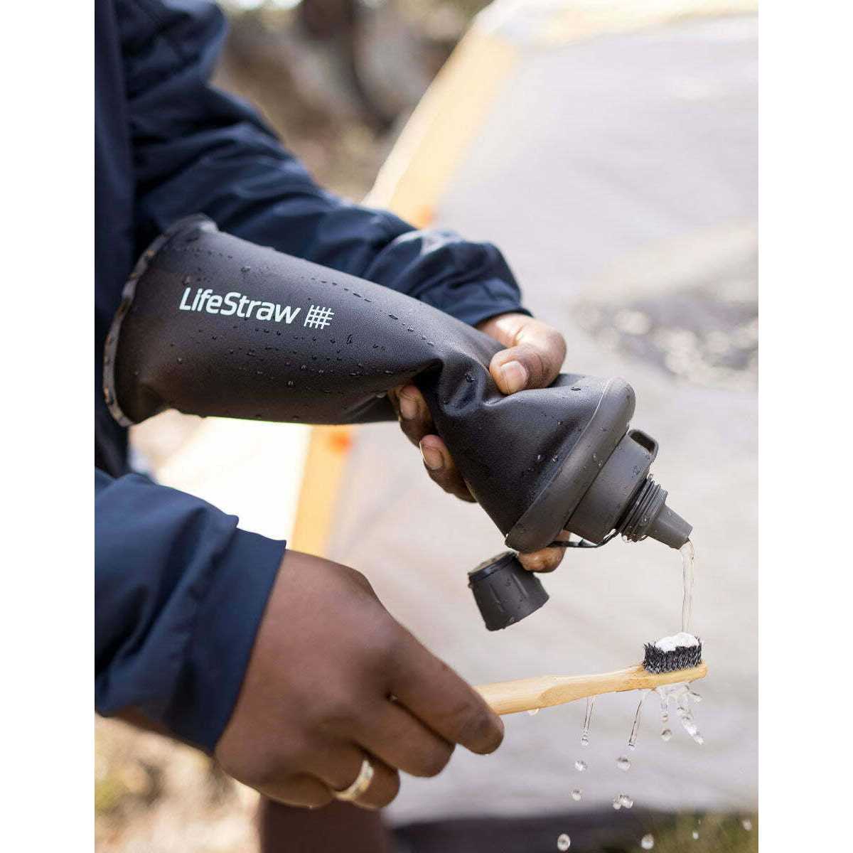 LifeStraw Peak Series Collapsible Squeeze Bottle Water Filter