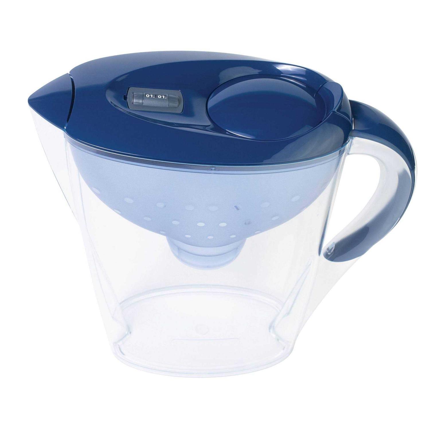 up & up Water Filtration Pitcher Navy 7 cup Capacity