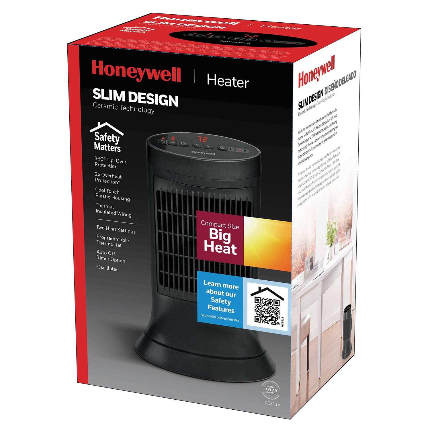 Honeywell Digital Ceramic Compact Tower Heater