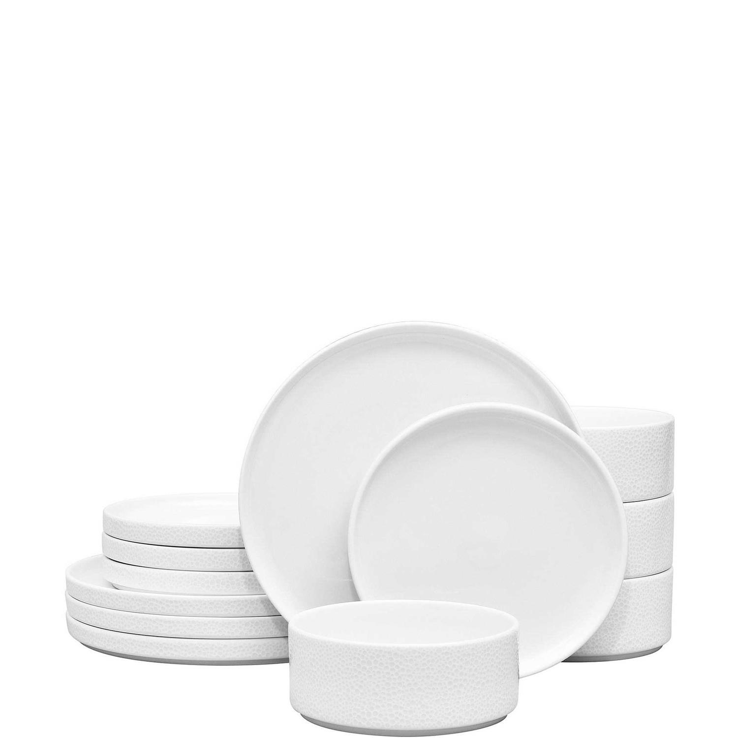 Noritake Colortex Stone 12-Piece Dinnerware Set