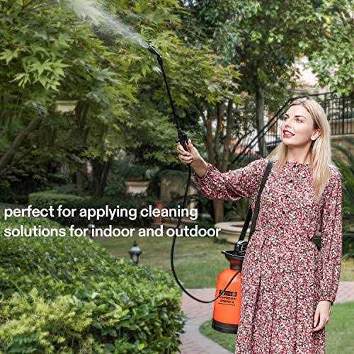 VIVOSUN Pump Pressure Sprayer Pressurized Lawn & Garden Water Spray Bottle with Adjustable Shoulder Strap