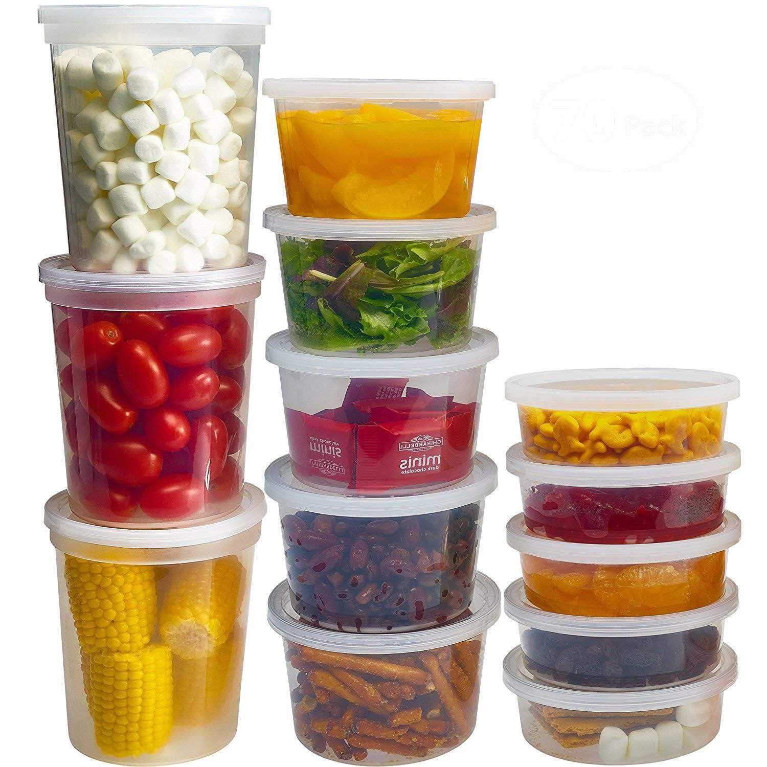 Durahome Deli Containers with Lids Food Storage Leakproof