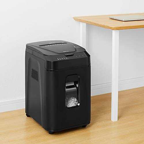 Amazon Basics 150 Sheet Autofeed Micro Cut Paper Shredder