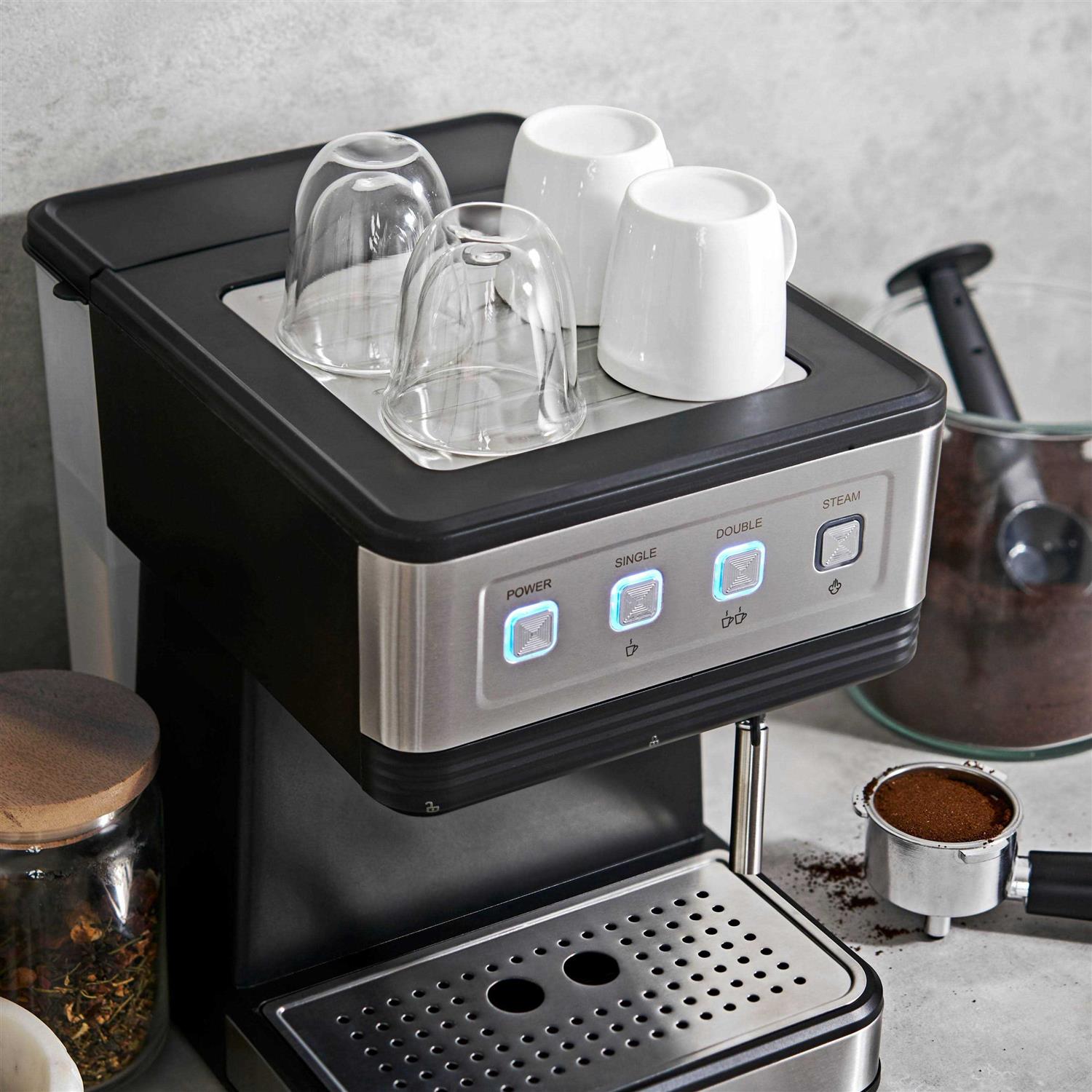 Bella Pro Series Espresso Machine with 20 Bars of Pressure