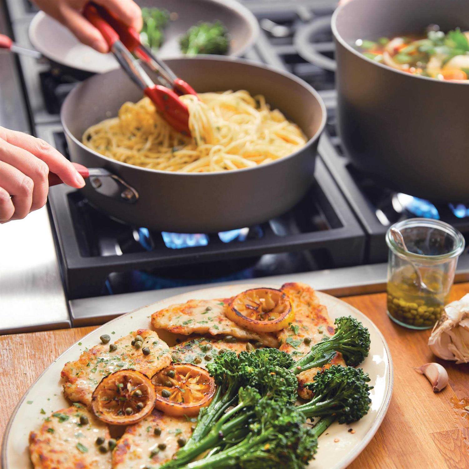 Rachael Ray Cucina Enamel Nonstick Cookware and Set