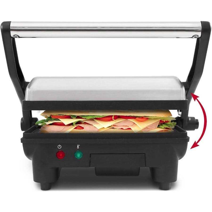 Elite Cuisine EPN-2976 3-in-1 Panini Press & Grill
