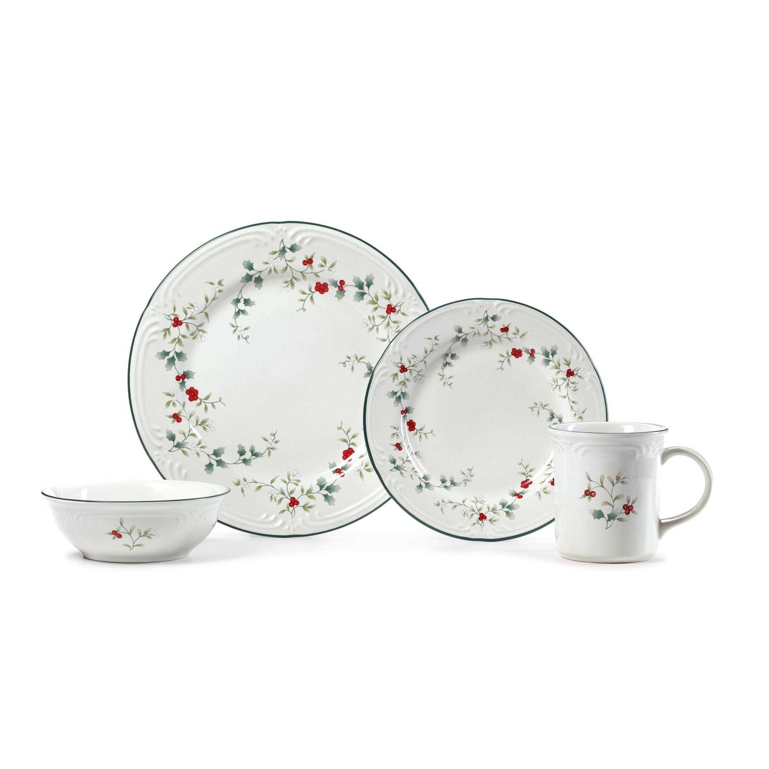 Pfaltzgraff Winterberry 16 Piece Dinnerware Set
