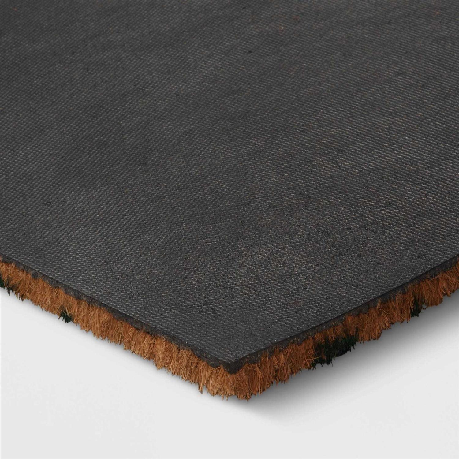 Threshold 1’6×2’6 Christmas Tree Coir Doormat Green