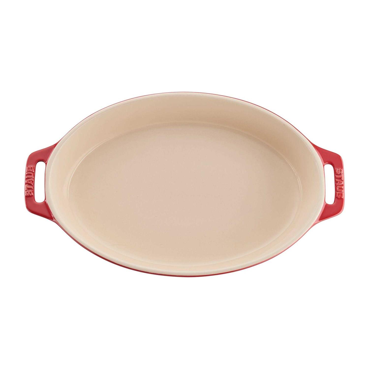 Staub 2-Piece Ceramic Oval Baking Dish Set