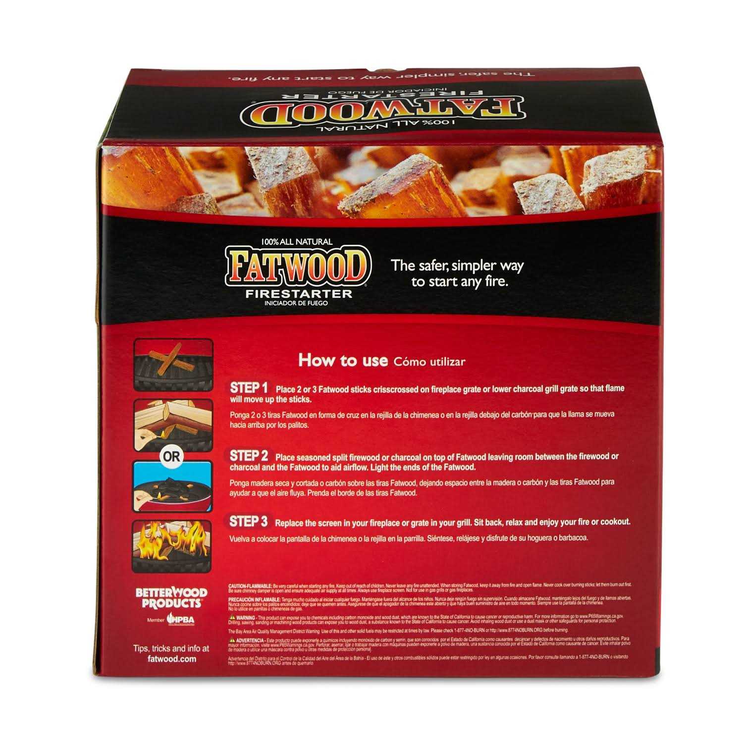 Fatwood Firestarter Wood