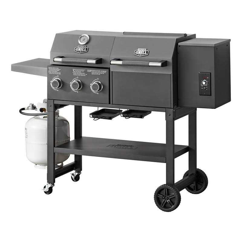Expert Grill Gas Grill and Pellet Grill Combo