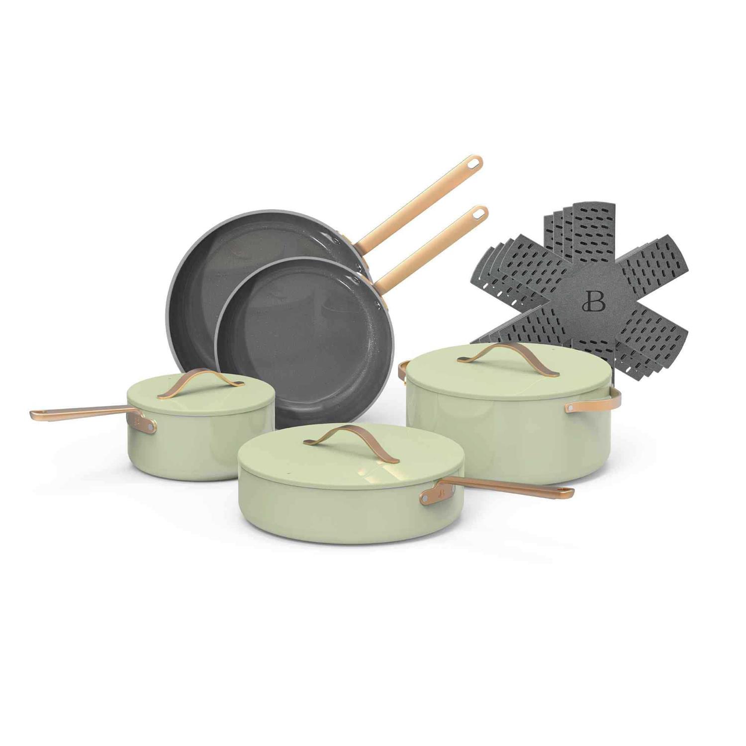 Beautiful 12pc Ceramic Non-Stick Cookware Set