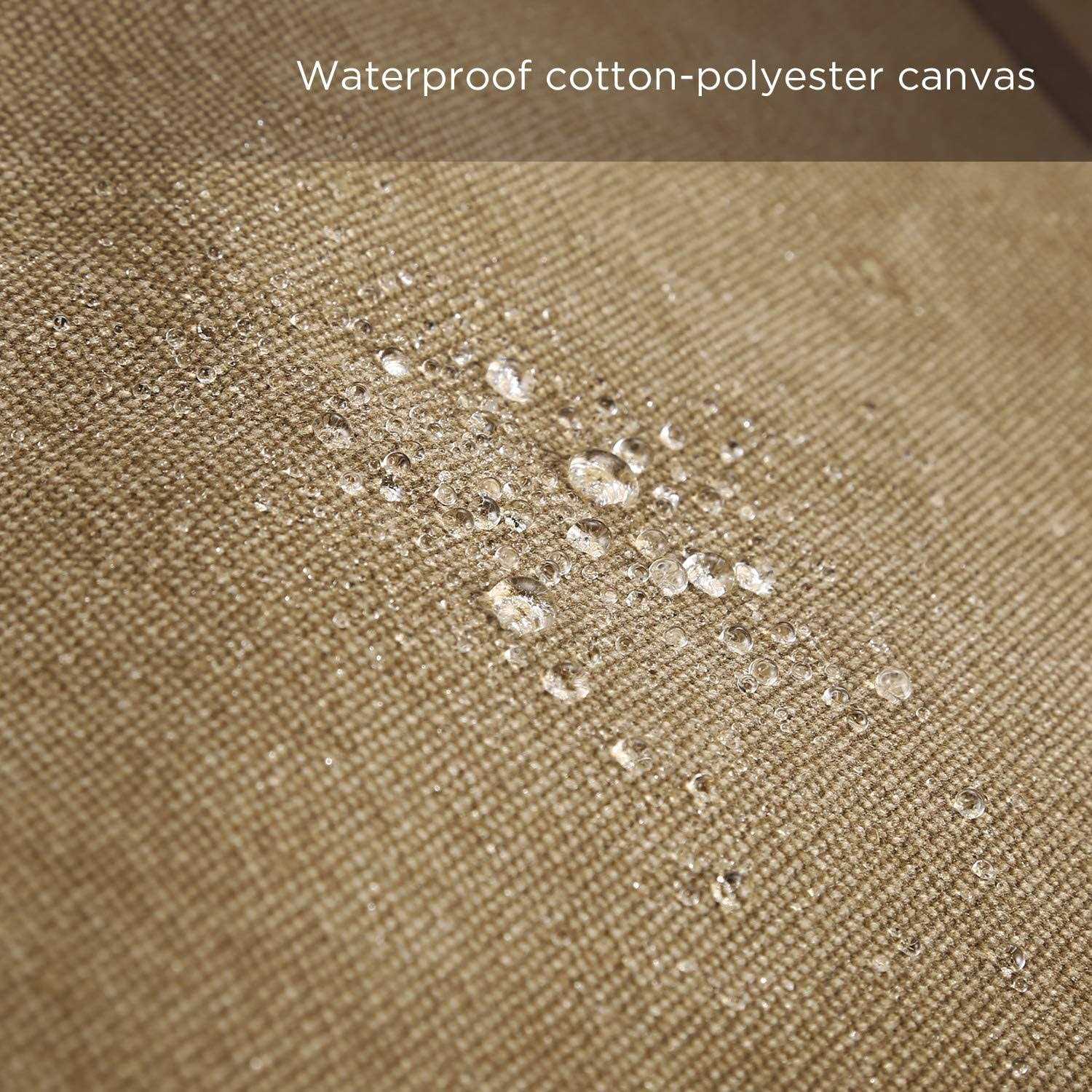 Bonthee Extra Large Waterproof Firewood Log Carrier Canvas Firewood Holder Indoor with Shoulder Strap and Top Handles Contained Weight-Relief Pad