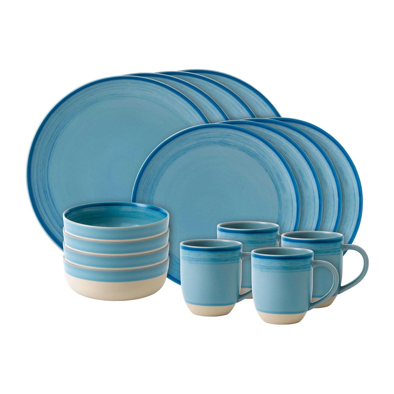 Ellen DeGeneres Royal Doulton Brushed Glaze 16-Piece Set