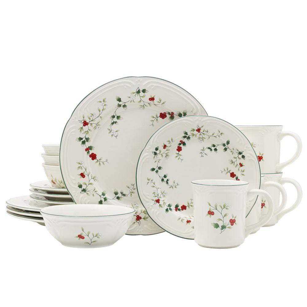Pfaltzgraff Winterberry 16 Piece Dinnerware Set