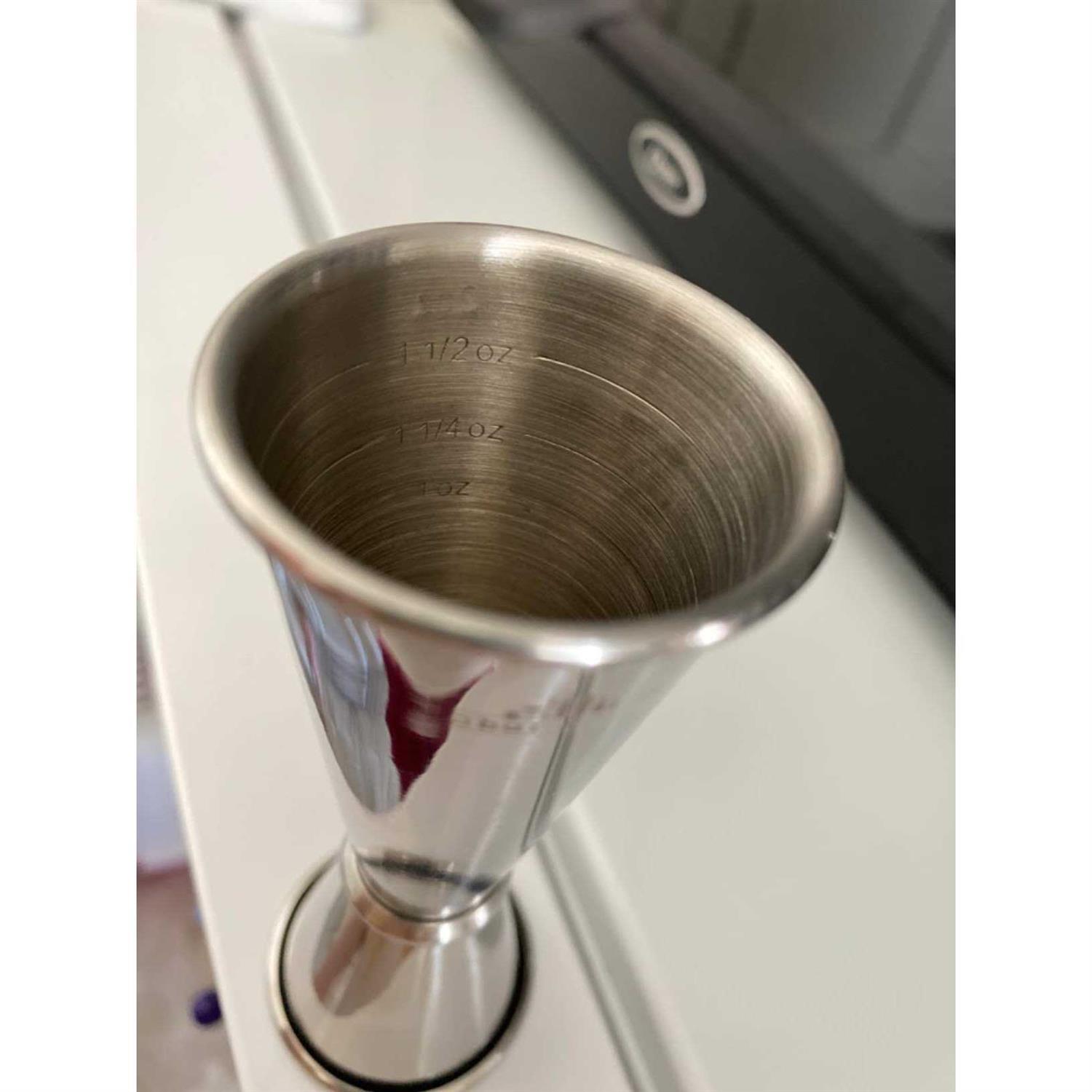 A Bar Above Premium Japanese Jigger with 8 Measurements Inside