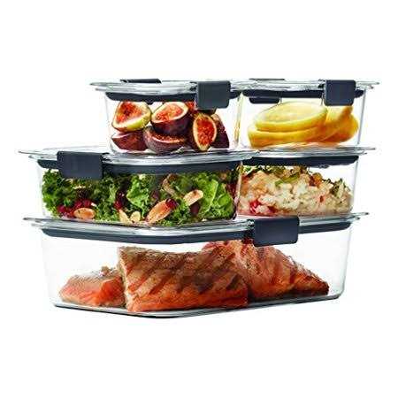 Rubbermaid 10-Piece Brilliance Food Storage Set