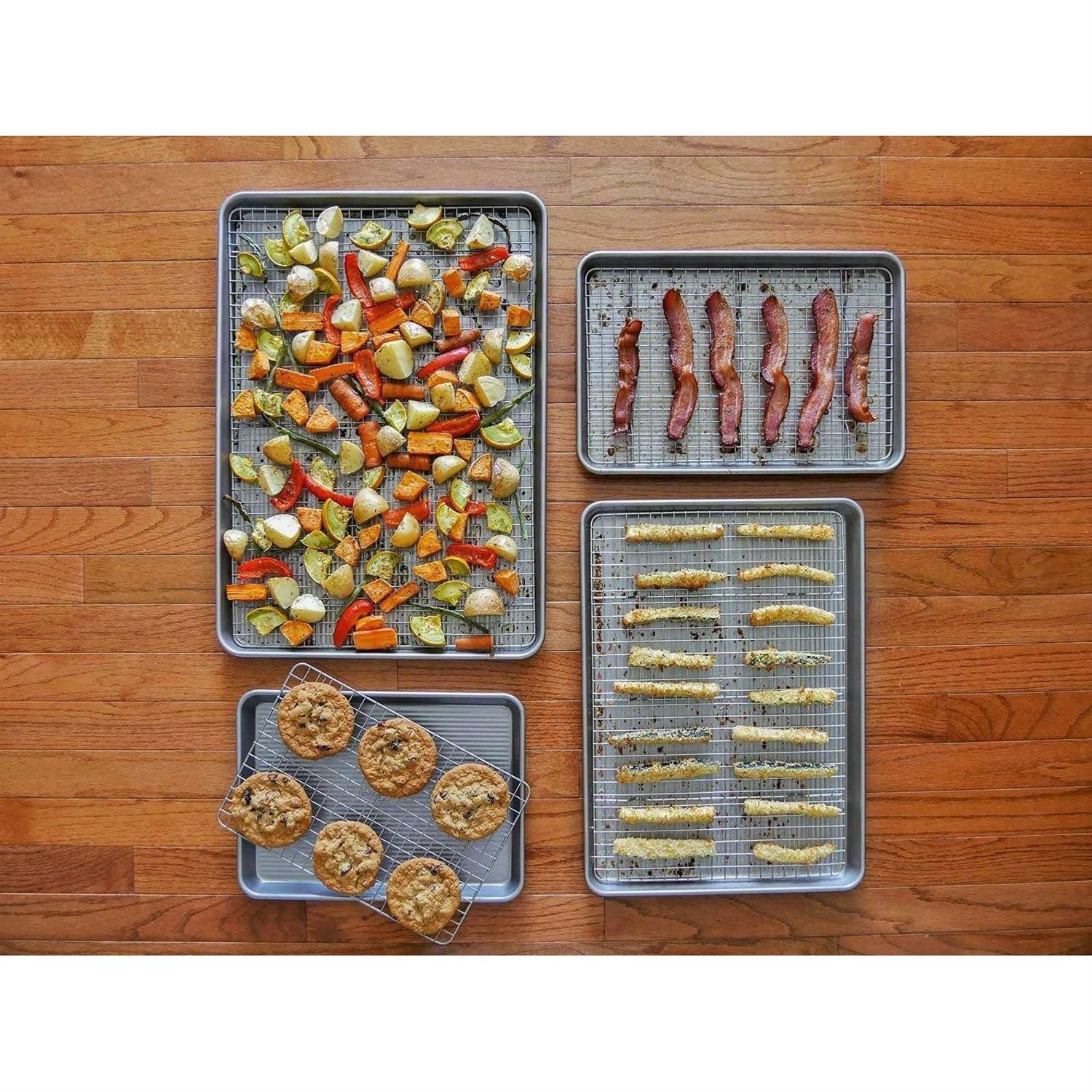 USA Pan Half Sheet Baking Rack Set
