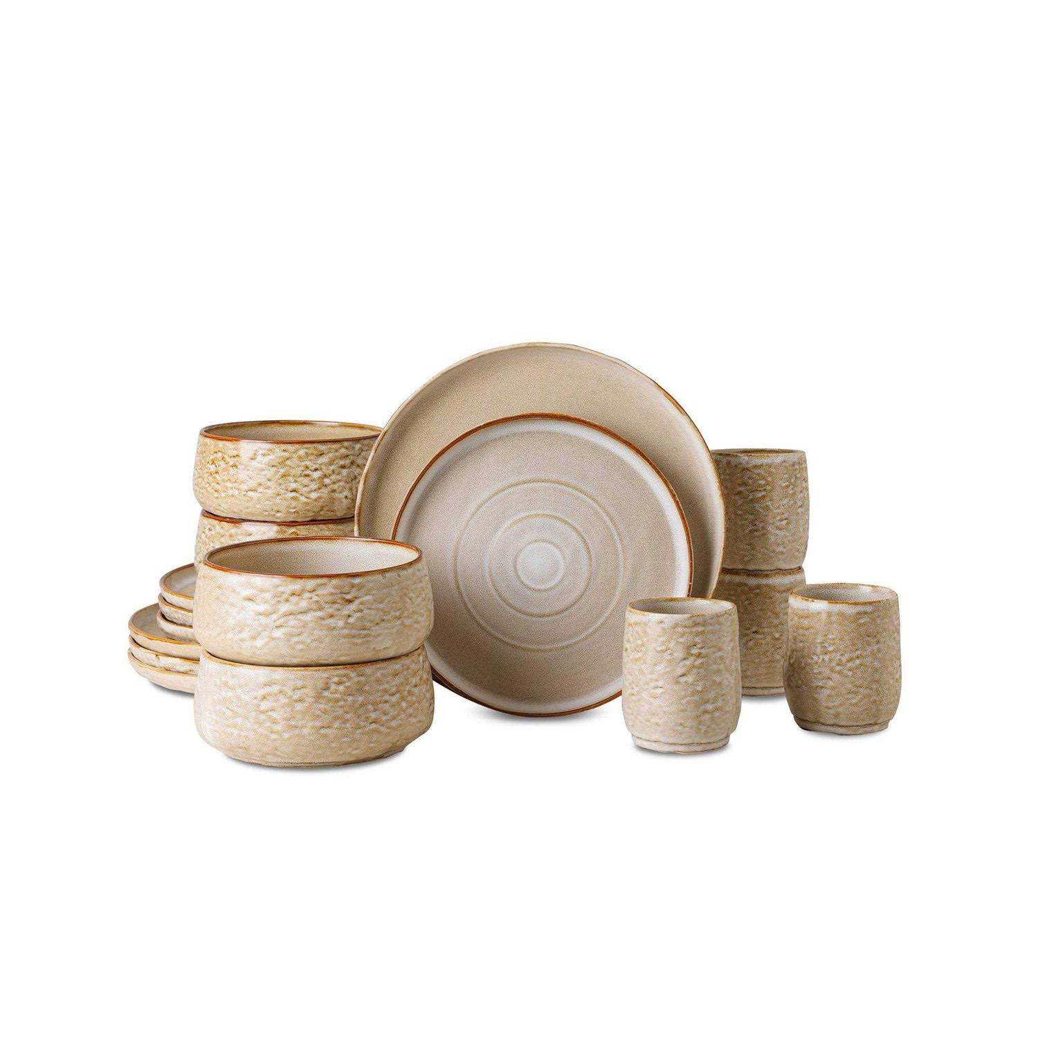 Stone by Mercer Project Shosai Stoneware Dinnerware Set